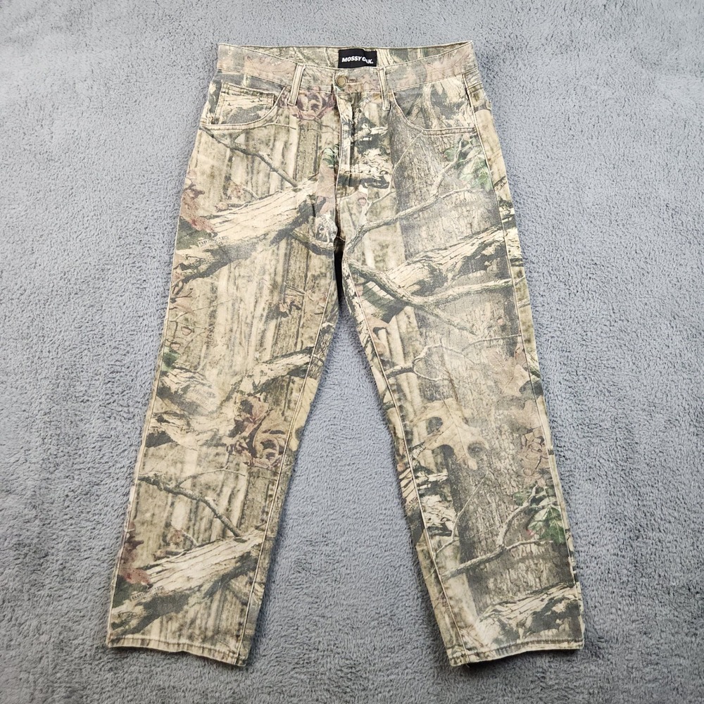 Mossy Oak Pants Mens 34/30 Camo Mid Rise Break-Up Infinity Hunting Gorpcore